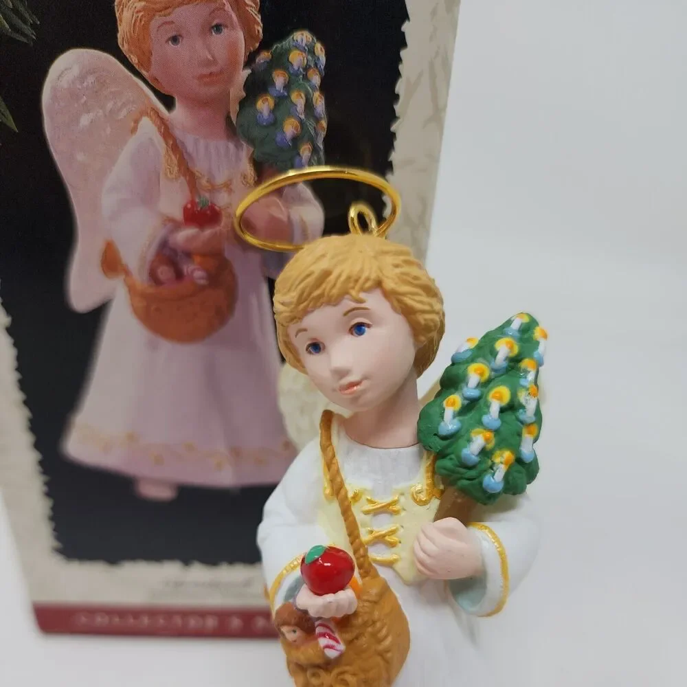 Hallmark 1996 Christkindl Keepsake Ornament Christmas Visitors Angel 2nd U109/31
